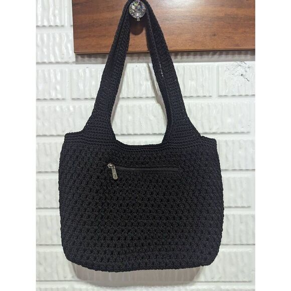 The Sak Vintage Women's Black Polypropylene Double Handle Iconic Handbag - Picture 1 of 8